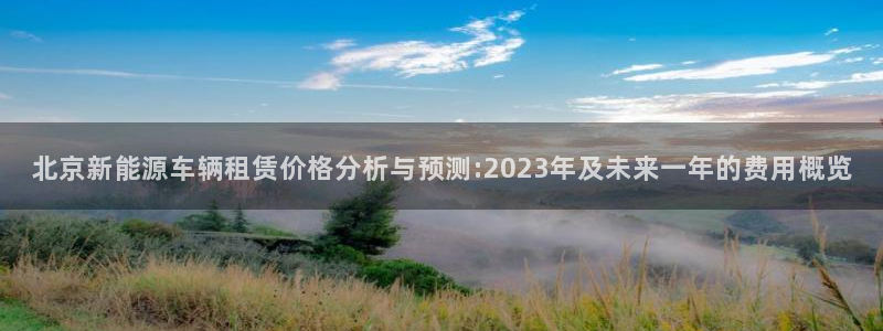 重庆新宝gg：北京新能源车辆租赁价格分析