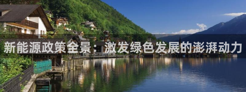 新宝GG跑路:新能源政策全景:激发绿色发展的澎湃动力